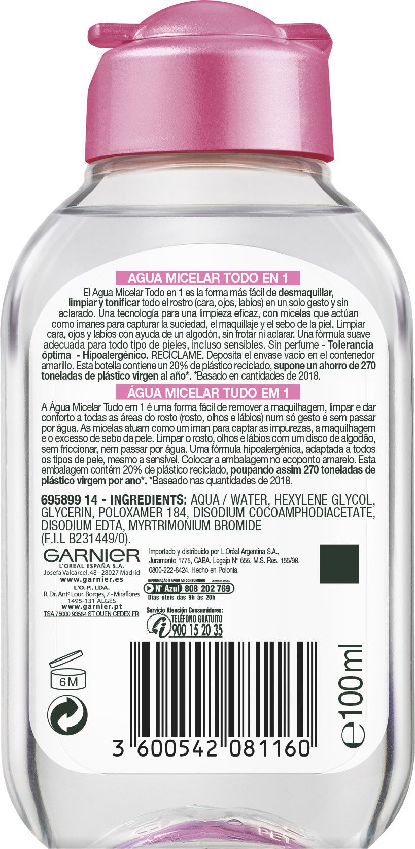 Micelarna voda za kožo Micelarne vode