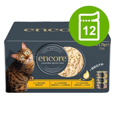 Encore Cat Tin in Brodo 12 x 70g