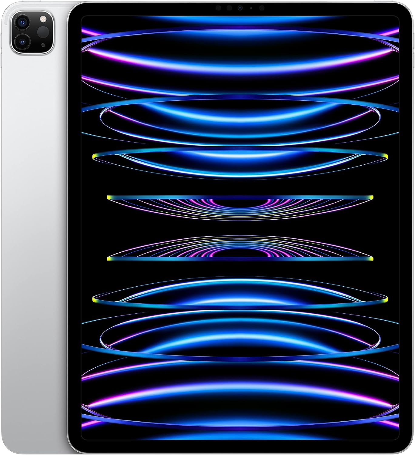 Apple iPad Pro 12,9-tuumainen (6. sukupolvi): M2-sirulla, Liquid Retina XDR -näytöllä, Wi-Fi 6E:llä, 12 megapikselin etu-/12 megapikselin ja 10 megapikselin takakameralla, Face ID:llä, koko päivän kestävällä akulla – tähtiharmaa