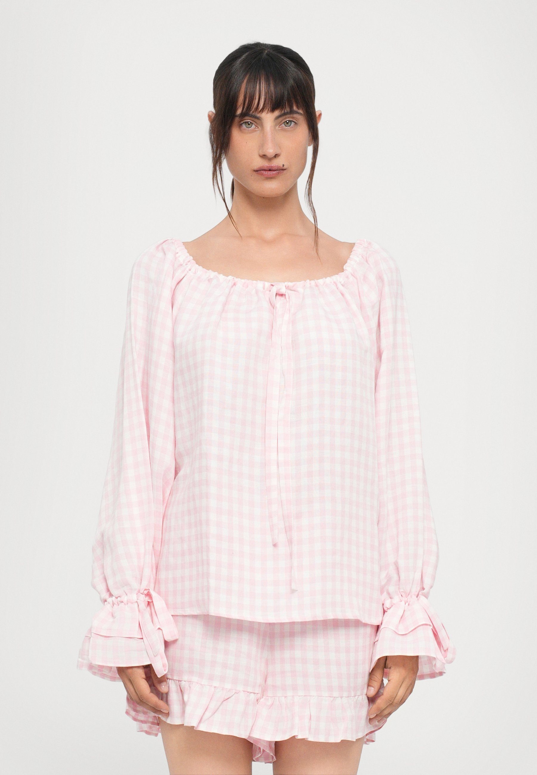 BLOUSE CHA CHA - Halenka - pink vichy