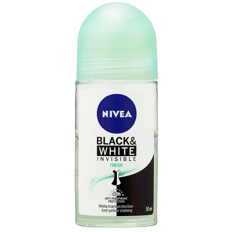 Nivea Roll-on Nivea 50 ml B&W Fresh kvinnor