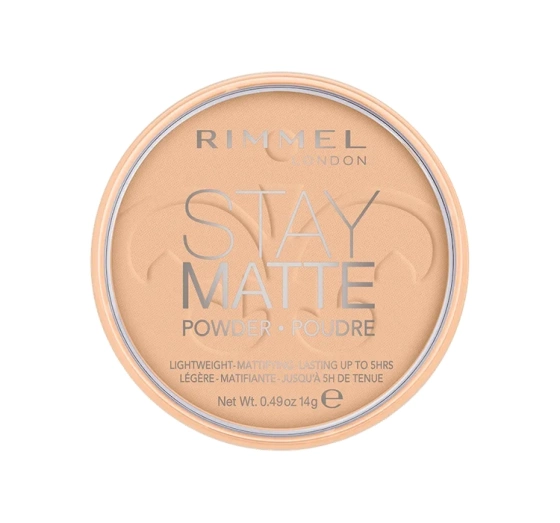 RIMMEL STAY MATTE PUDER MATUJĄCY WARM BEIGE 006 14G