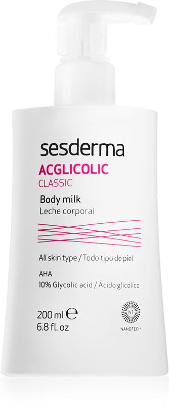 Leite Corporal Firmador Sesderma Acglicolic Classic com Efeito Esfoliante