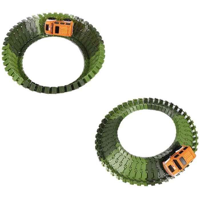 Pista de coches - ZGEER - Aleatorio - 78 piezas - Juguete infantil - Dinosaurios