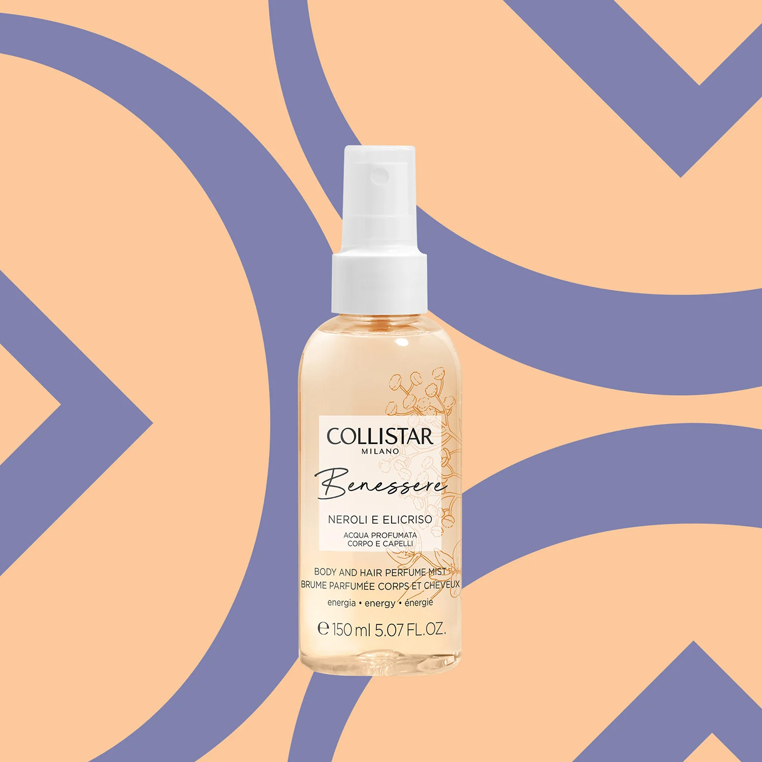 Benessere Neroli & Elicriso Acqua Profumata Corpo E Capelli - Acqua Aromatica