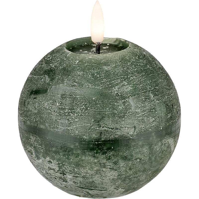 Lampada a sfera Vie Selected 10 cm LED verde scuro rustico