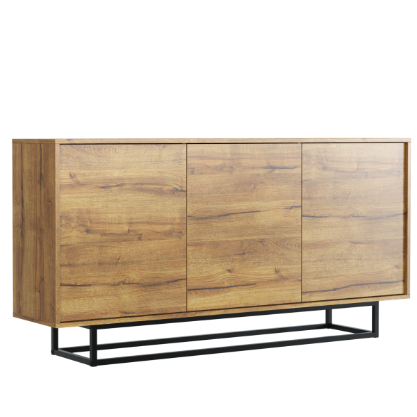 Komoda RTV 160cm Loft ONE FURNITURE - Laminat Dębowy