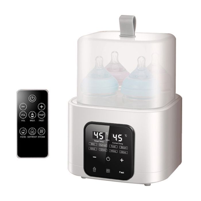 Chauffe-lait, chauffe-biberon double, stérilisateur, avec télécommande, écran tactile intelligent, chauffage rapide pour deux