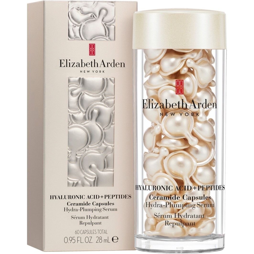 „Elizabeth Arden“ drėkinamasis serumas su keramidais, hialurono rūgštimi ir peptidais kapsulių pavidalu – 14 ml – 30 kapsulių