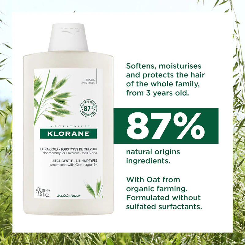 Klorane Hafer-Sanftes Shampoo für alle Haartypen