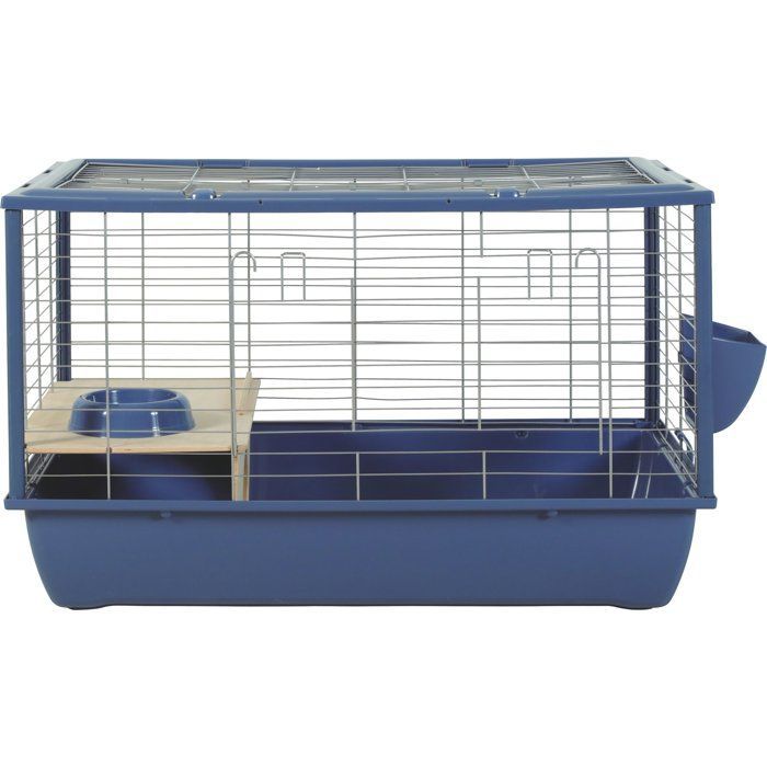 Jaula de alambre ZOLUX Néolife para conejos y roedores - 101,5 x 54 x 51 cm - Néolife - Azul