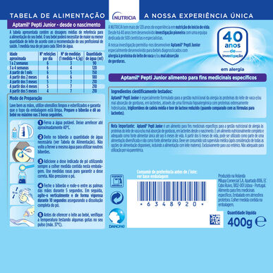 Leche infantil Aptamil Pepti Syneo Junior 400 g 400 g