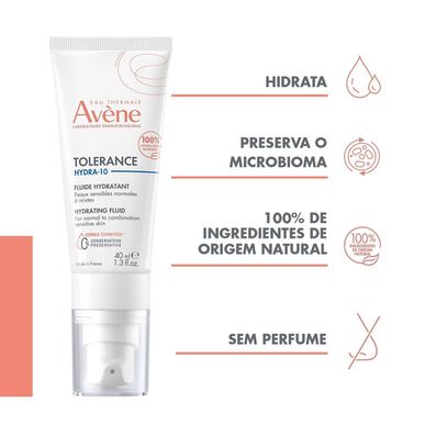 Avène Tolerance HYDRA-10 Υγρή Ενυδατική Κρέμα 48 ωρών για Κανονική έως Μικτή Επιδερμίδα 40 ml 40 ml