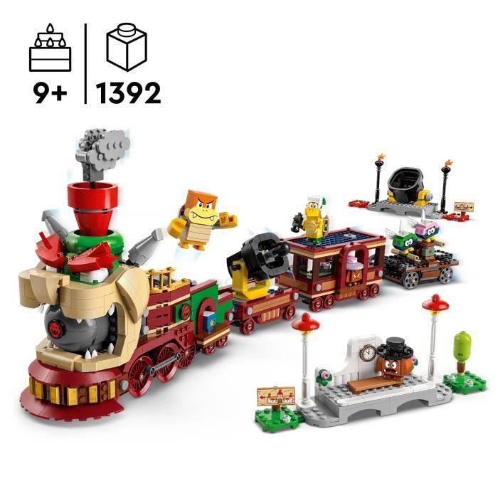 LEGO® Super Mario 71437 Train Bowser Express - Jouet avec des Personnages Nintendo®