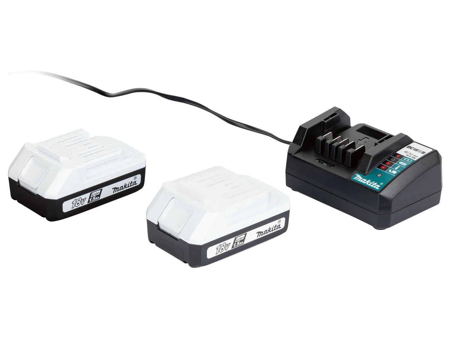 Σετ ασύρματου δραπανοκατσάβιδου Makita 18 V »DF488D«, με 2 μπαταρίες και φορτιστή