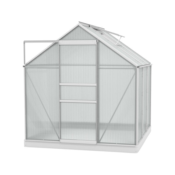 Estufa Planet 3800, incluindo estrutura de fundação em aço.