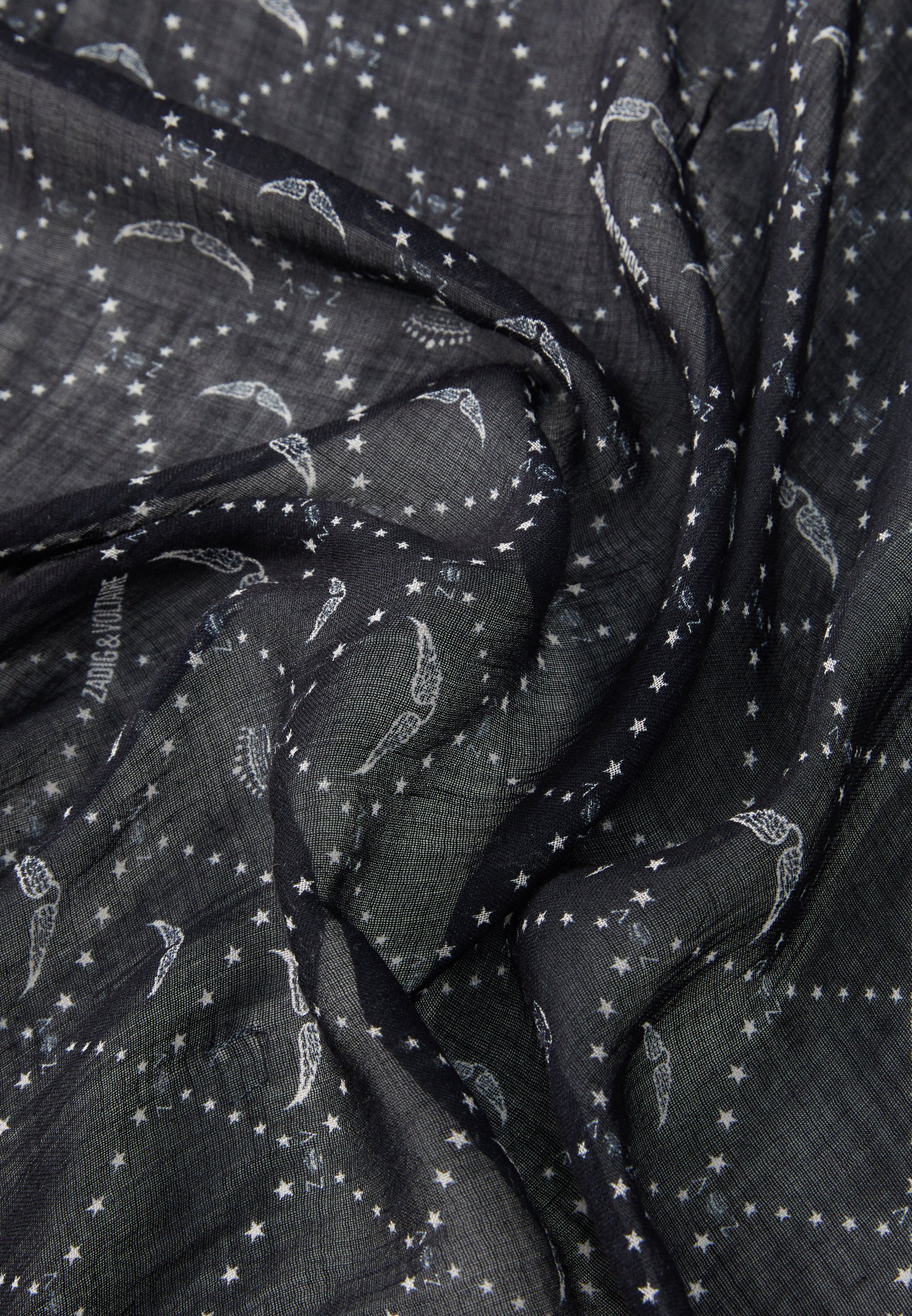 Zadig & Voltaire SJAAL UNISEX - Foulard - zwart
