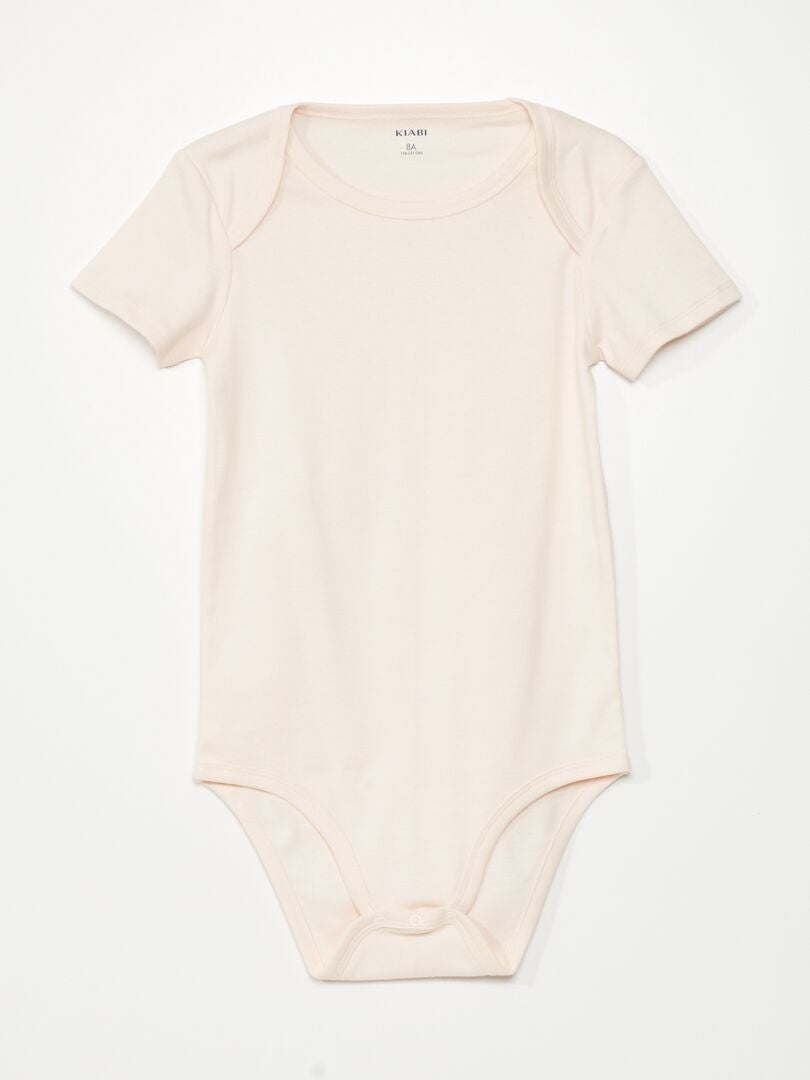 Conjunto de 3 bodies de malha - Super fáceis de usar - ROSA