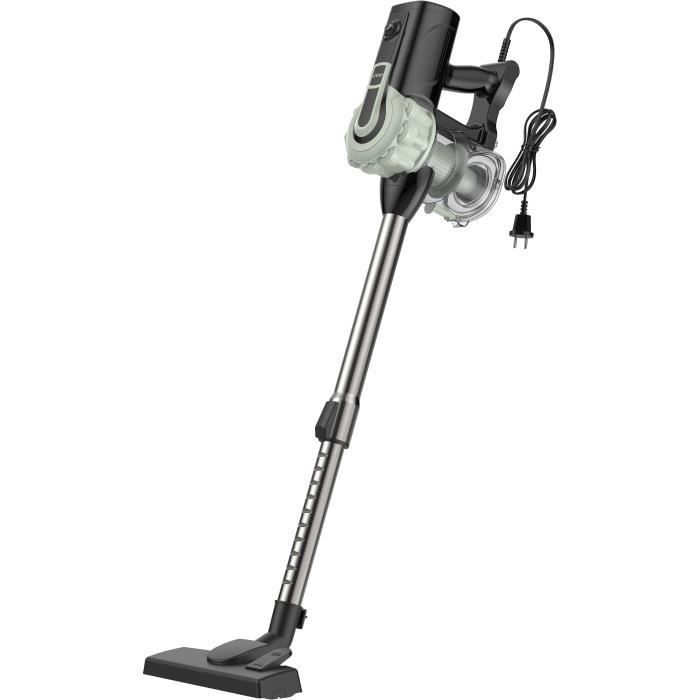 Aspirateur Balai Filaire - LIVOO DOH142V - 600 W - 12 kPa - 82 dB - Cyclonique - 0,55 L - Vert