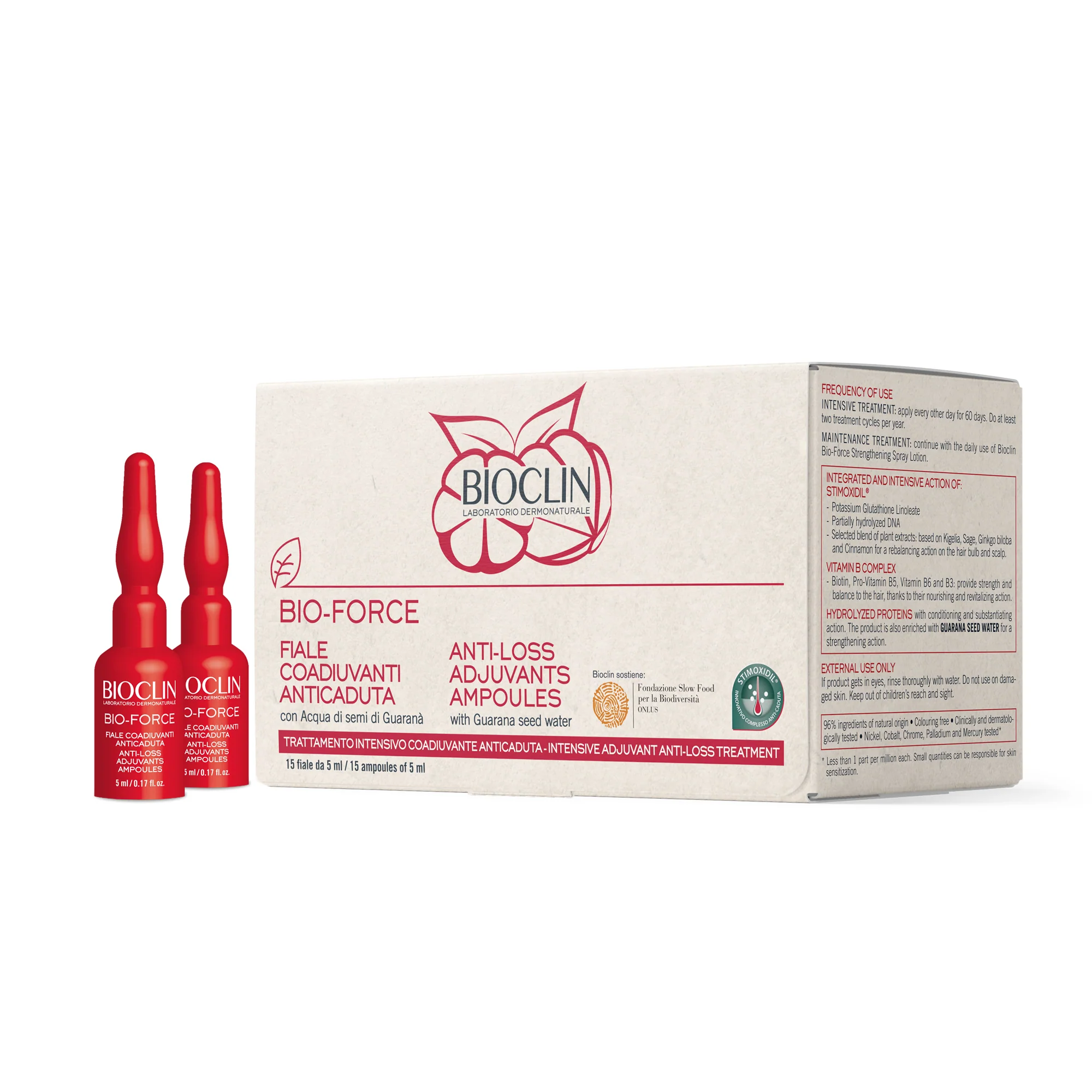 Cura dei Capelli Bio-Force Fiale Coadiuvanti Anticaduta - Trattamento Anticaduta Capelli
