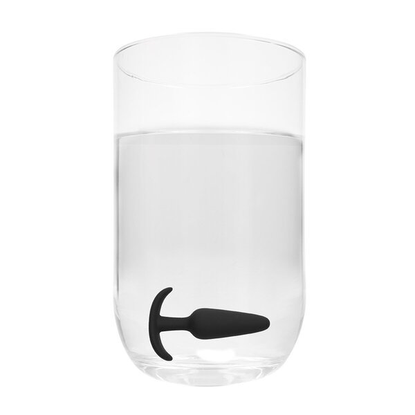 „Shots Toys“ plonas išangės kamštis, juodas