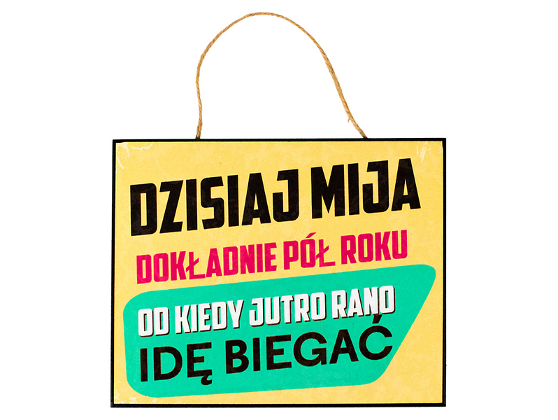 Tabliczka dekoracyjna 22x18cm
