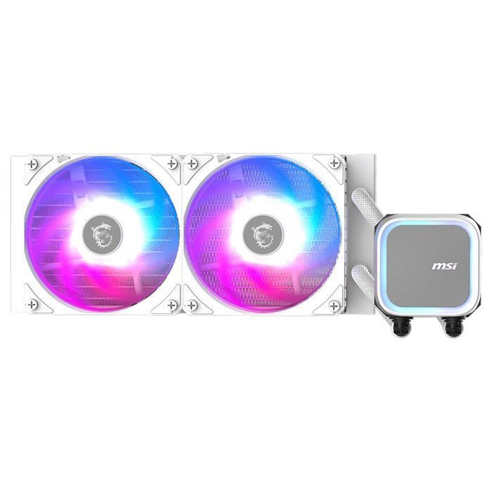 MSI - MAG CORELIQUID A13 240 - Kit de Refrigeração Líquida - 120 x 120 x 25 mm - Branco
