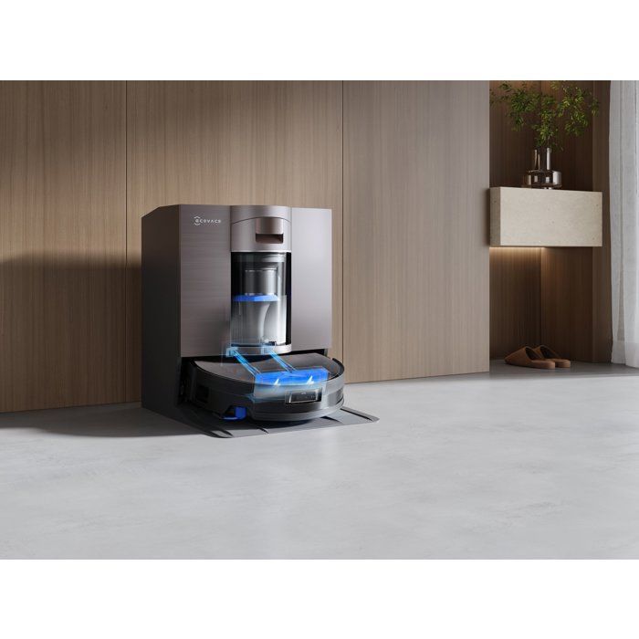 ECOVACS X11 OMNICYCLONE - Robot aspirapolvere e lavapavimenti senza sacco - 19500 Pa - Ricarica rapida PowerBoost - Ideale per animali domestici - Spazzola anti-groviglio
