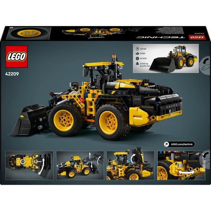 LEGO Technic 42209 Volvo L120 Pala gommata elettrica - Giocattolo per ragazzi dai 9 anni in su
