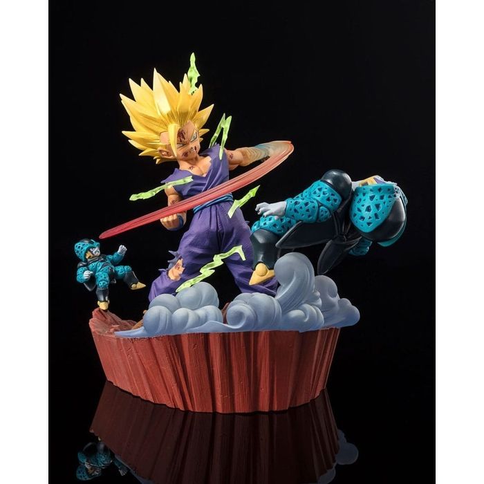 Figura de acción - BANDAI - Super Saiyan 2 Son Gohan - PVC de alta calidad - 20 cm - Dragon Ball Z