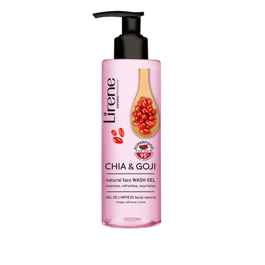 Lirene Chia & Goji Natural Face Wash Gel 190 ml