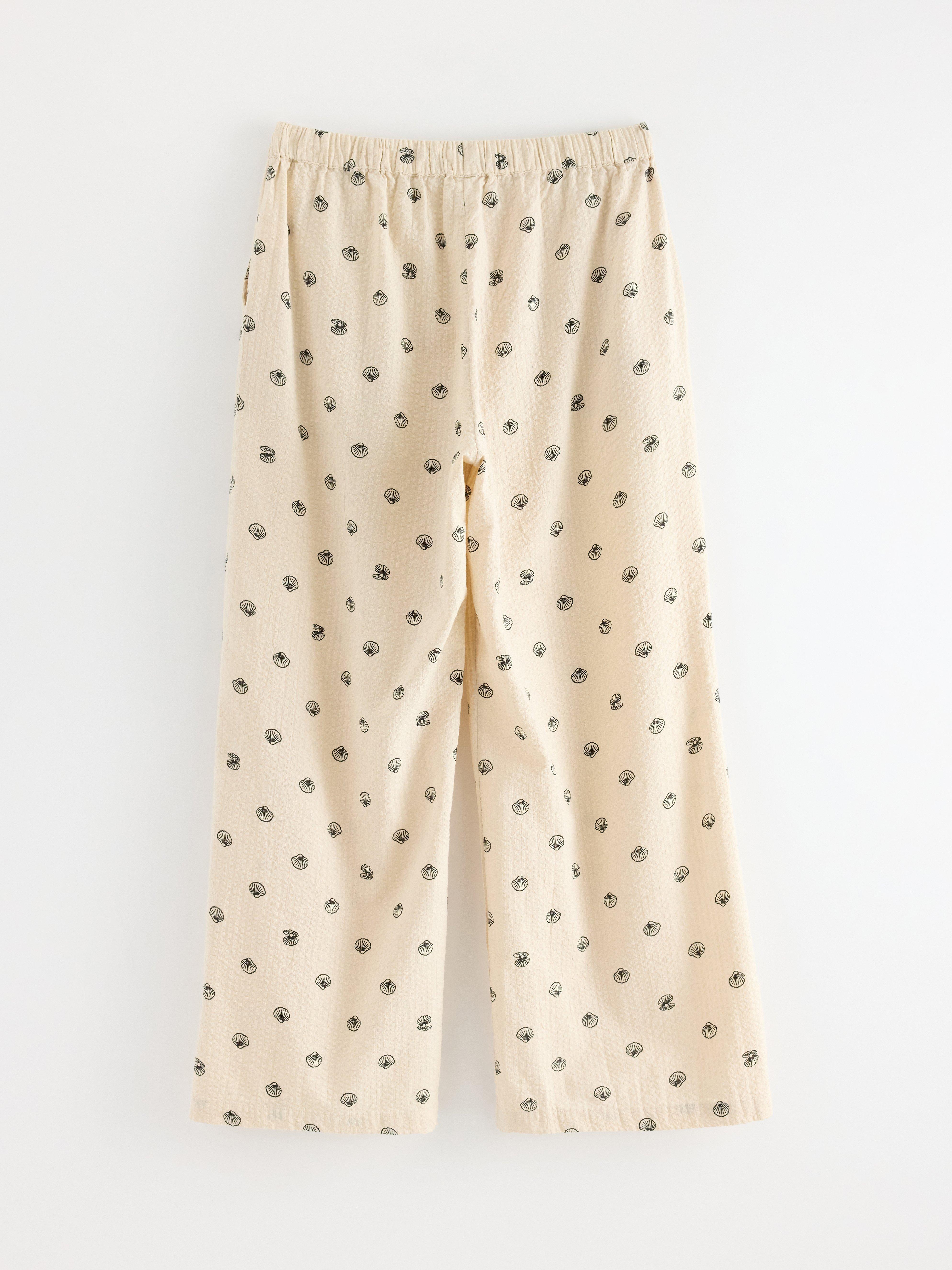 Pantaloni de pijama cu model Brook Wave