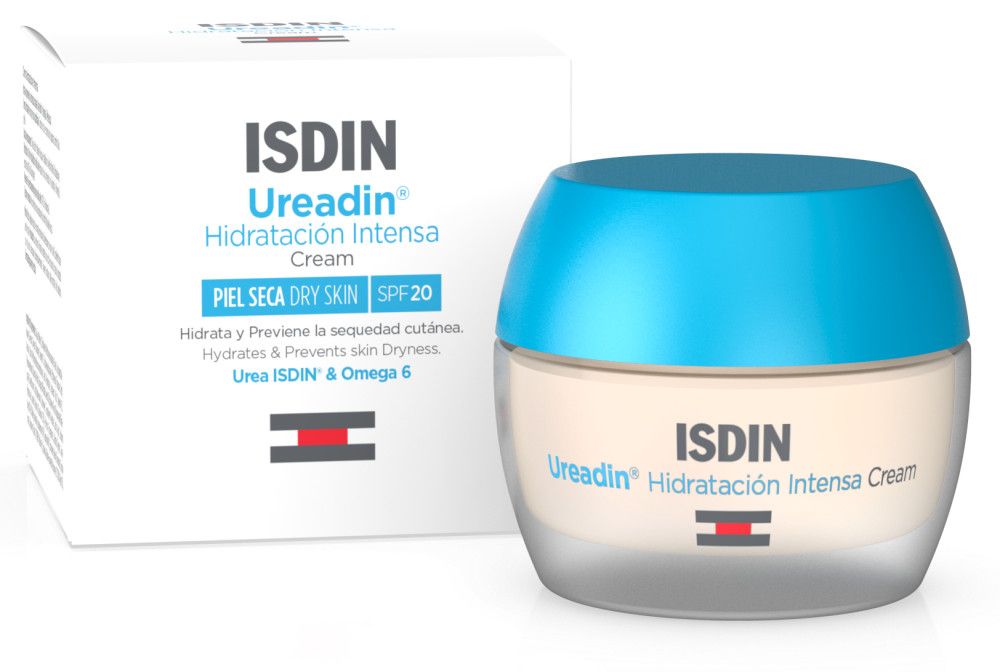 Ureadin intensyviai drėkinamasis veido kremas su SPF20 Veido drėkikliai iš vaistinės