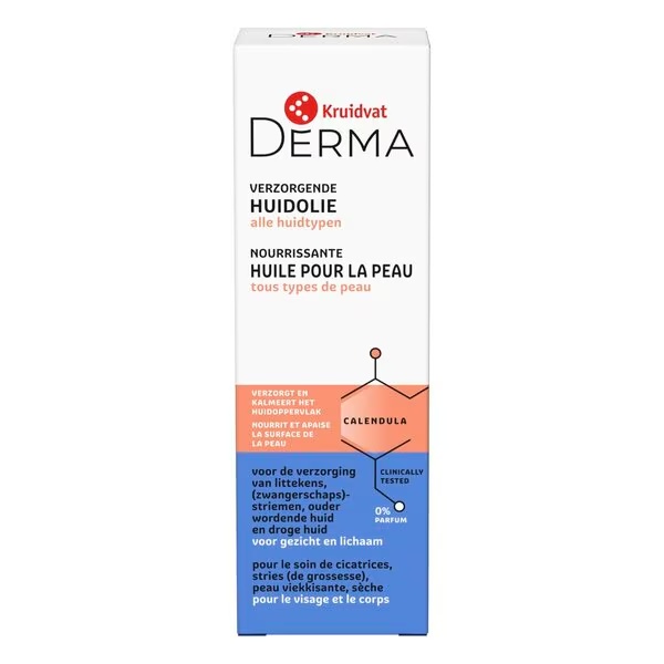 Kruidvat Derma barojoša ādas eļļa<br>100ml, visiem ādas tipiem