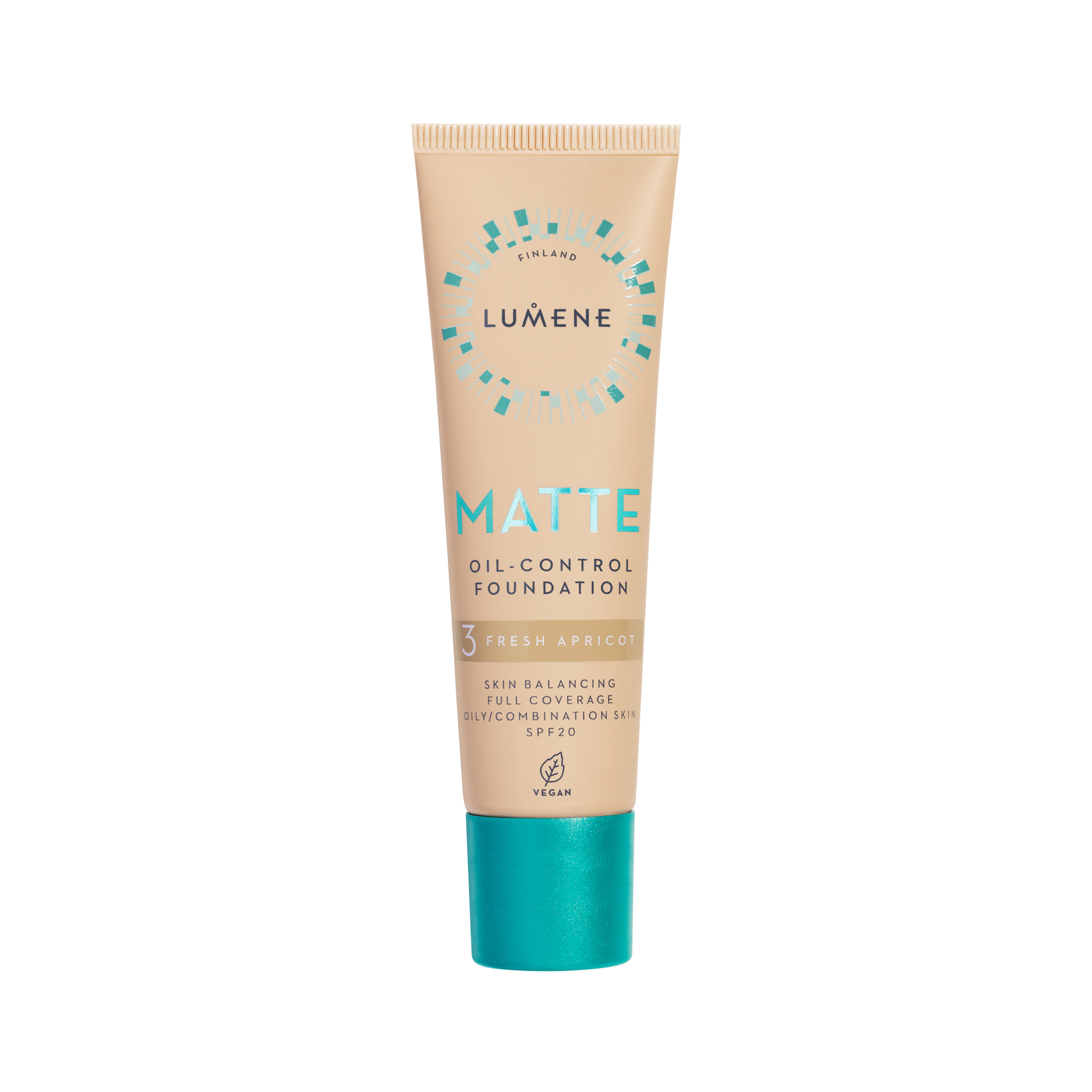 Fond de ten mat anti-sebum SPF20 3 Fresh Apricot - Lumene