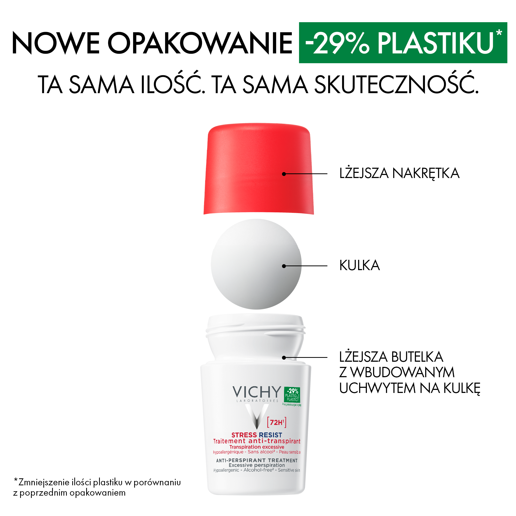 Vichy Antiperspirant Roll-on för kvinnor 50ml Stress Resist