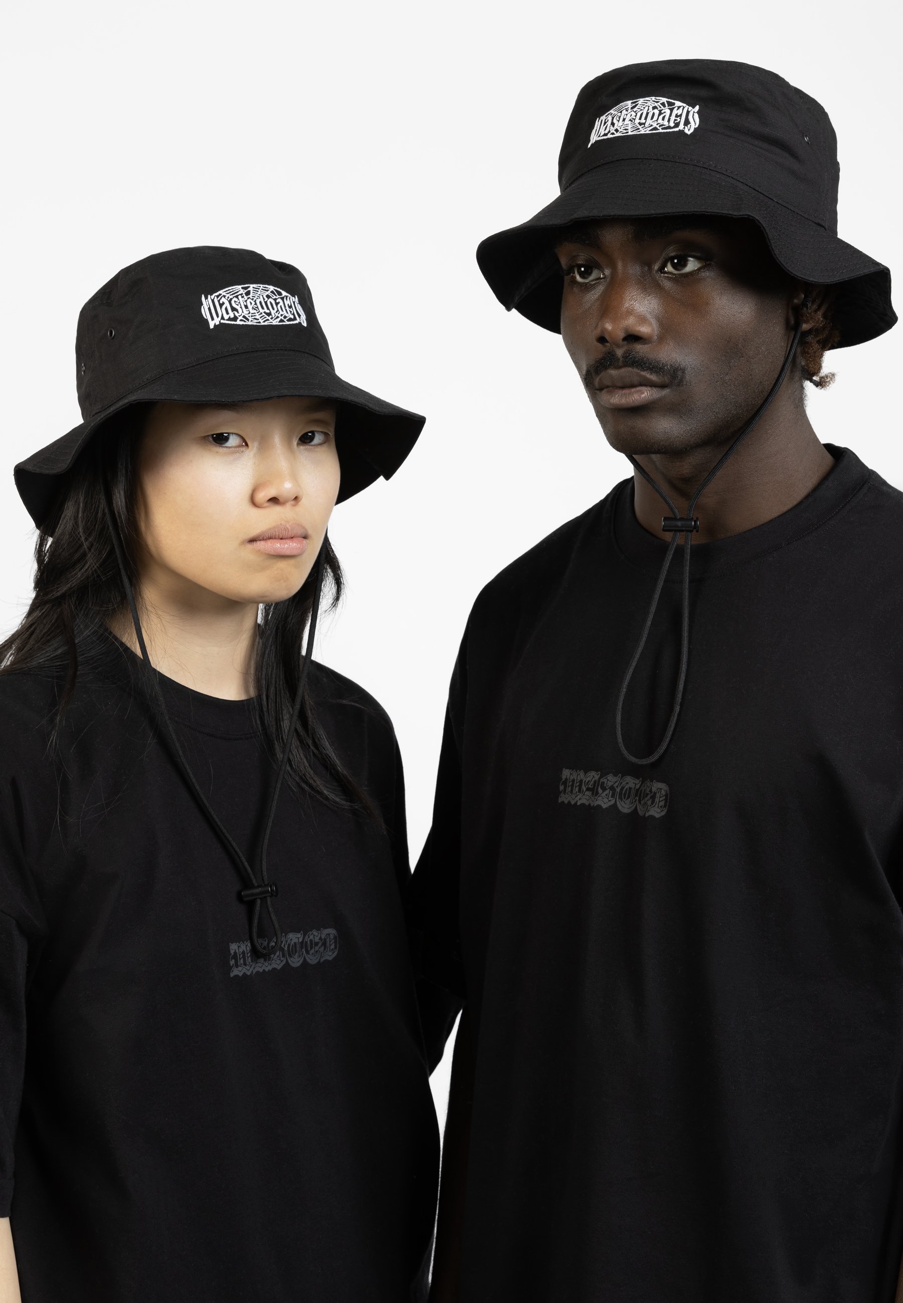 Wasted Paris GRID SAFARI HOED UNISEX - Hoed - zwart
