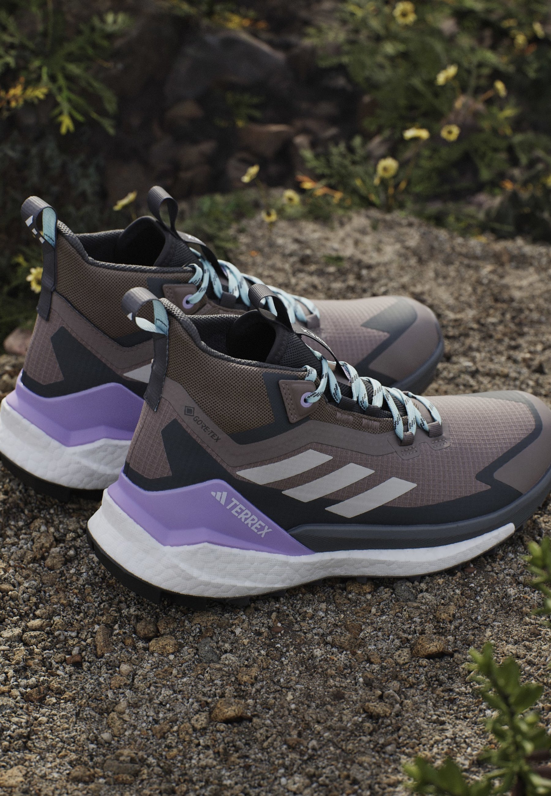 Adidas Terrex FREE - Wanderschuhe - Trace Brown/Beige