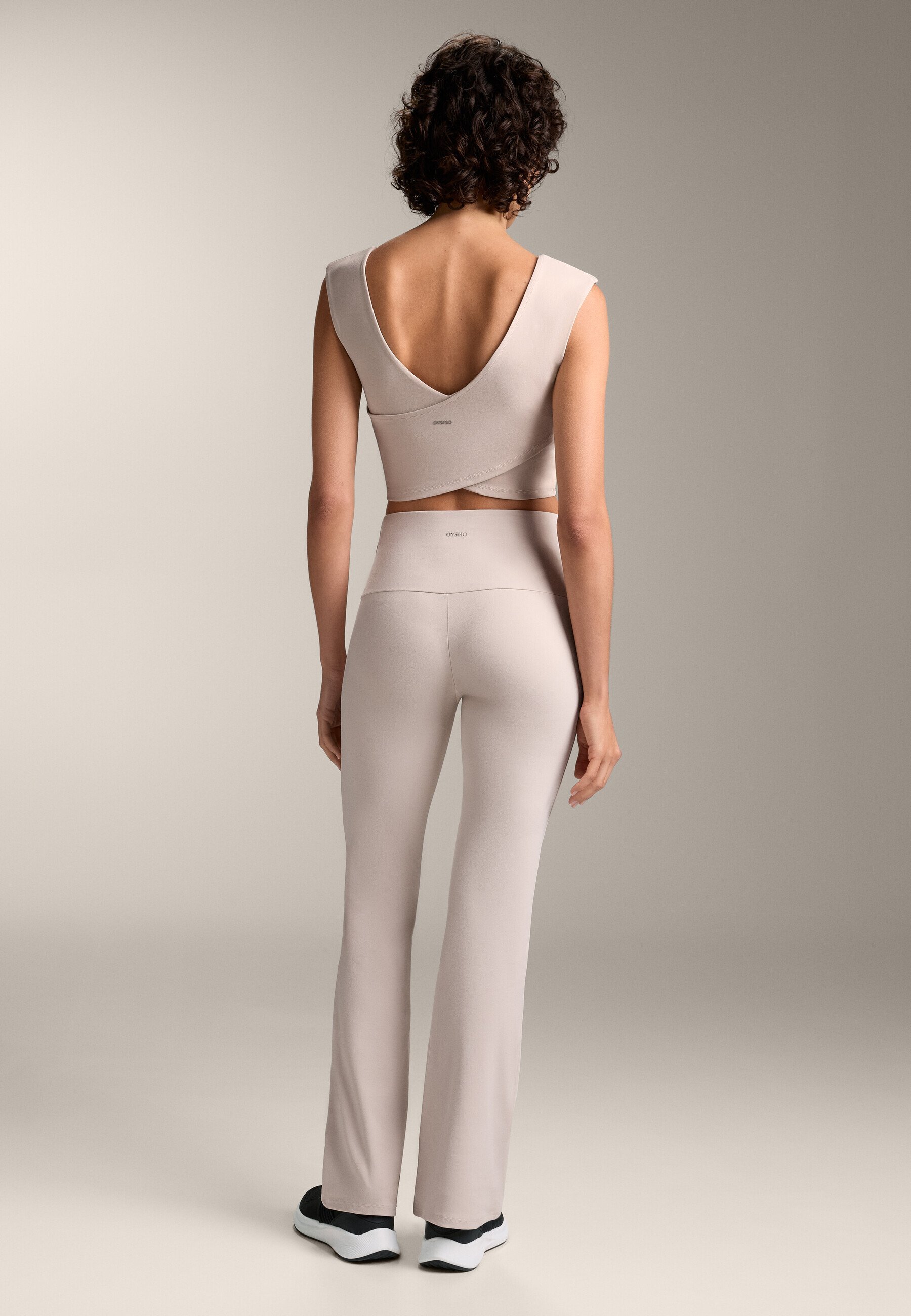 OYSHO COMFORTLUX CROSSOVER - Top - sand