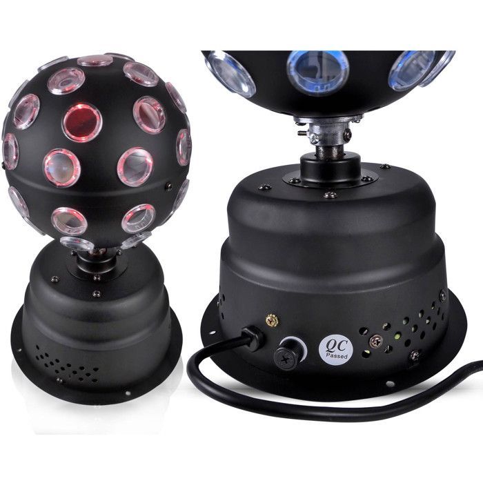Boule tournante multicolore RVB KOOL LED STERED