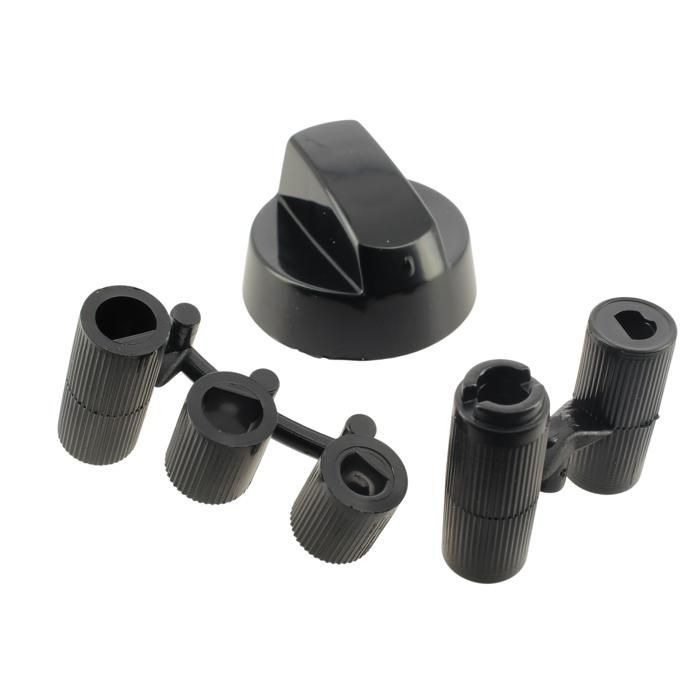 Bouton universel noir multi-axes - Four Divers - Boutons
