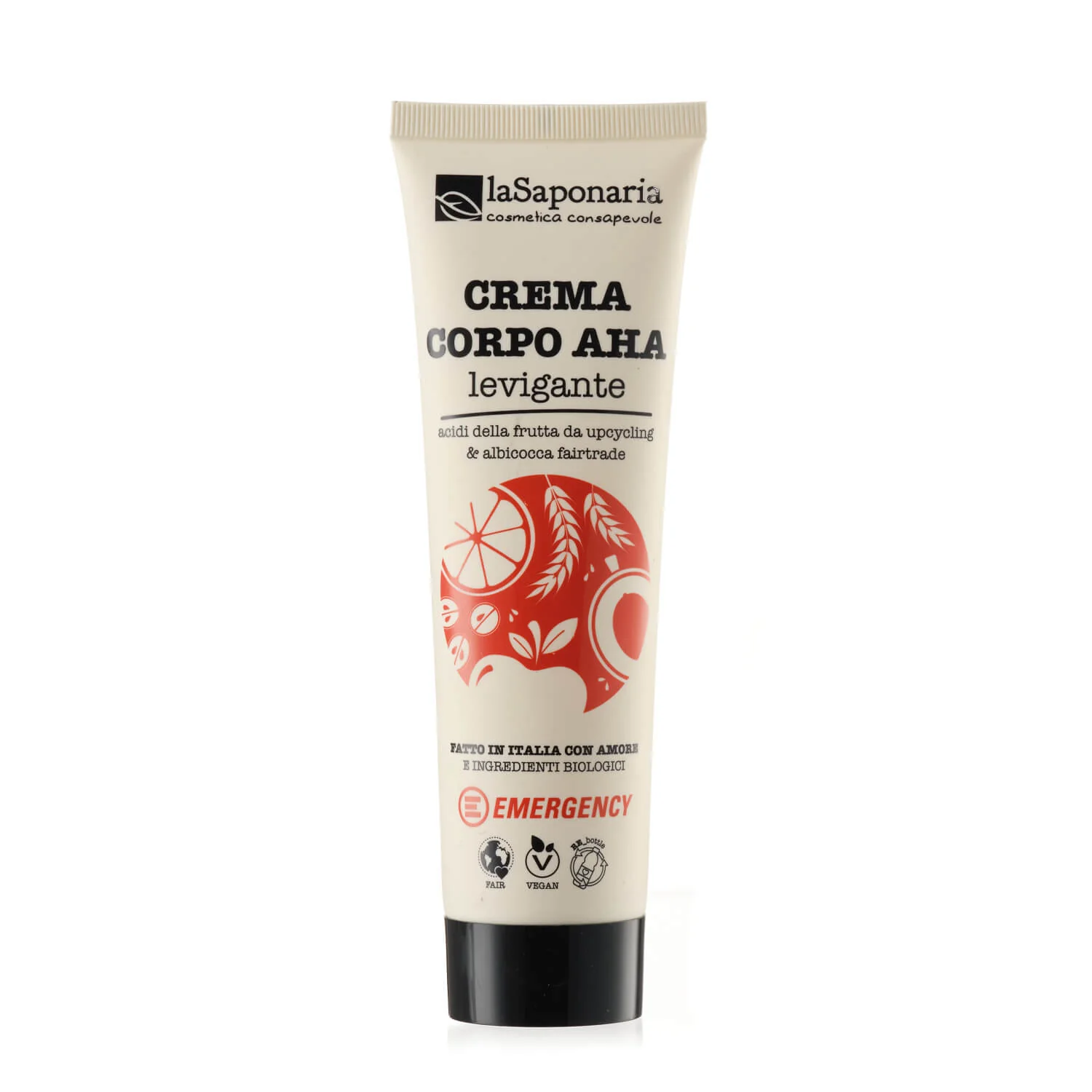 La Saponaria per Emergency Emergency - Crema corpo AHA levigante - Crema Corpo