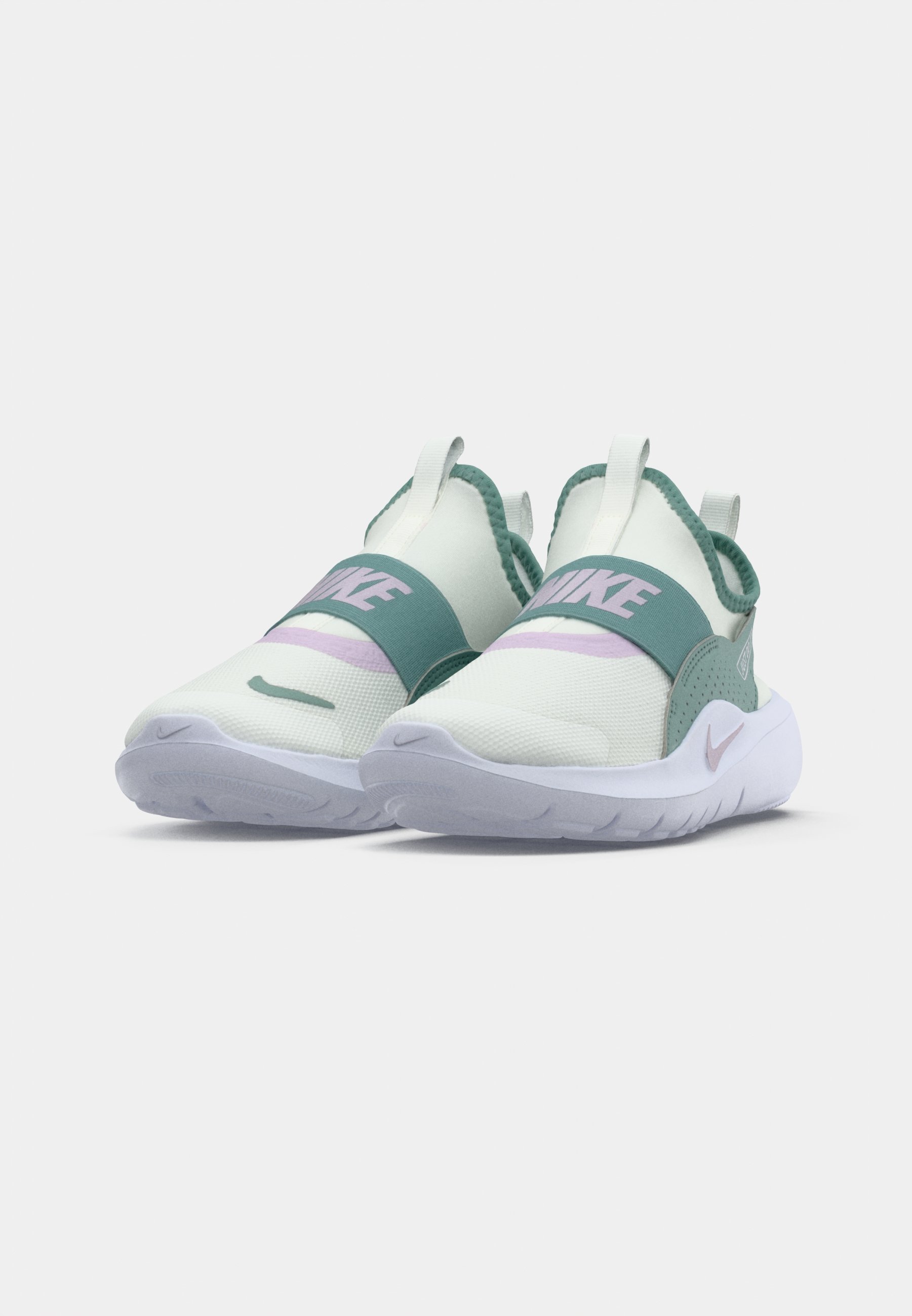 Nike Performance FLEX RUNNER 4 UNISEX - Straßenlaufschuhe - Summit White/Doll/Cannon