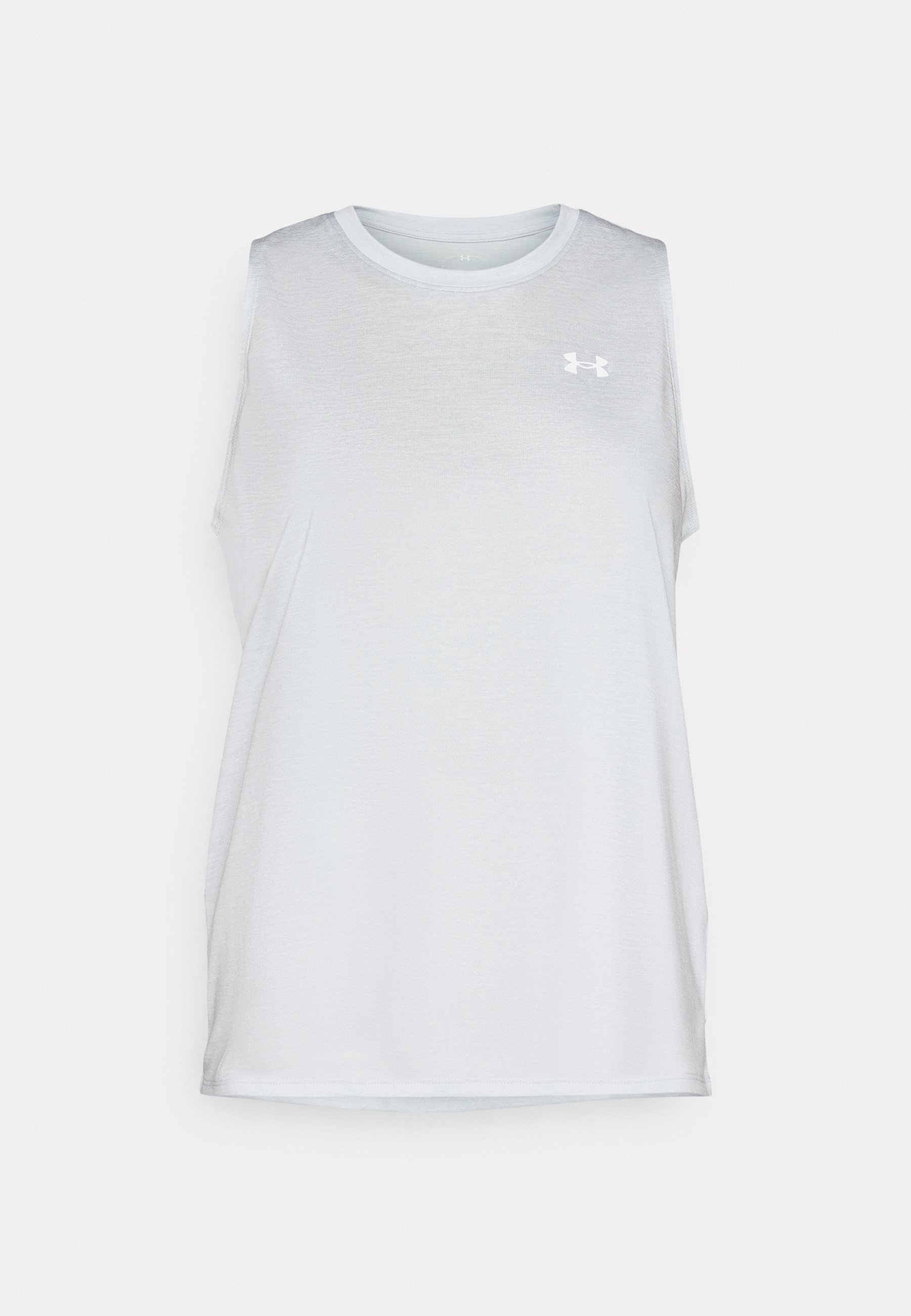 Top Under Armour TANK TWIST - Grigio chiaro/bianco