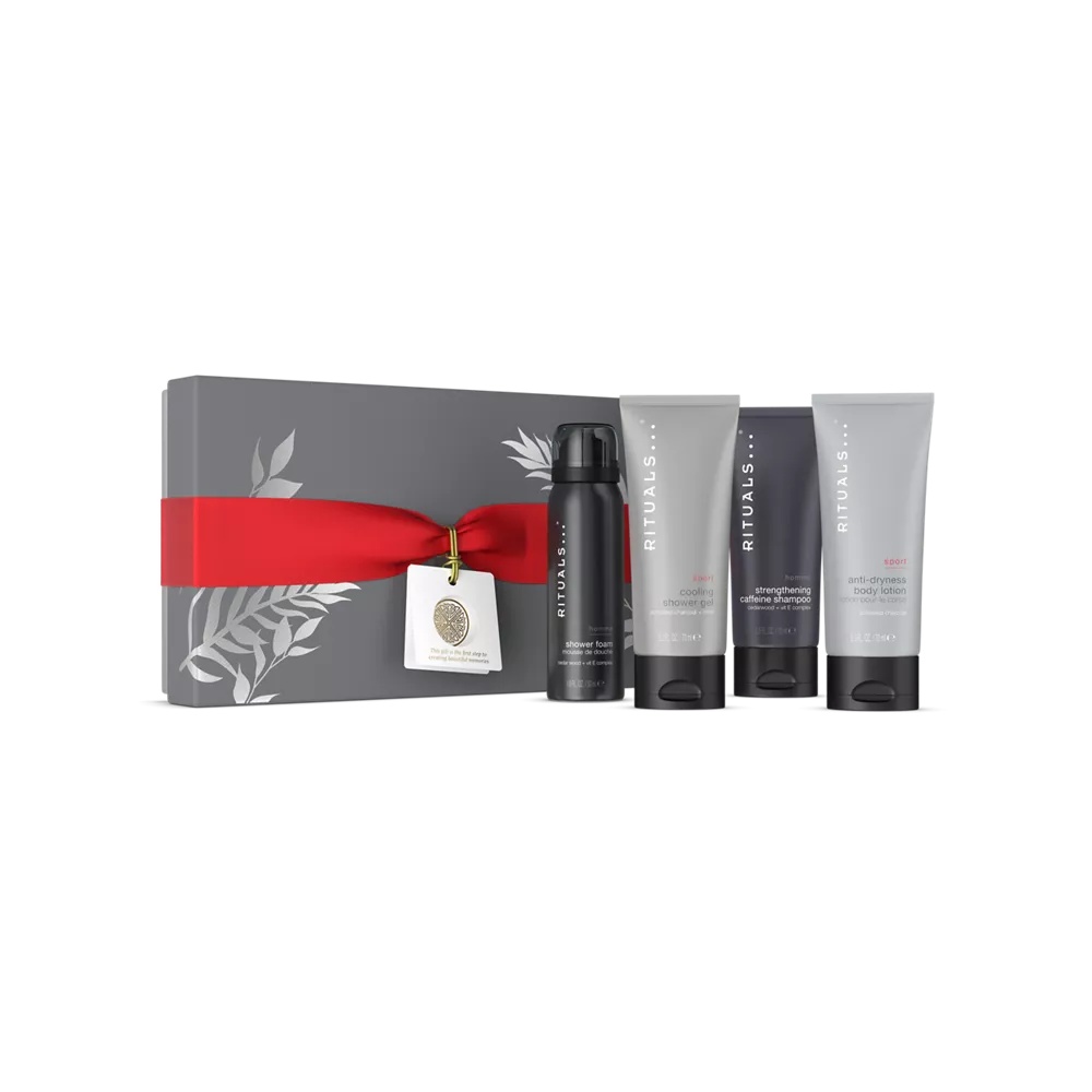 Homme poklon set S pjenasti gel za tuširanje 50ml, šampon 75ml, rashlađujući gel za tuširanje 70ml, losion za tijelo 70ml