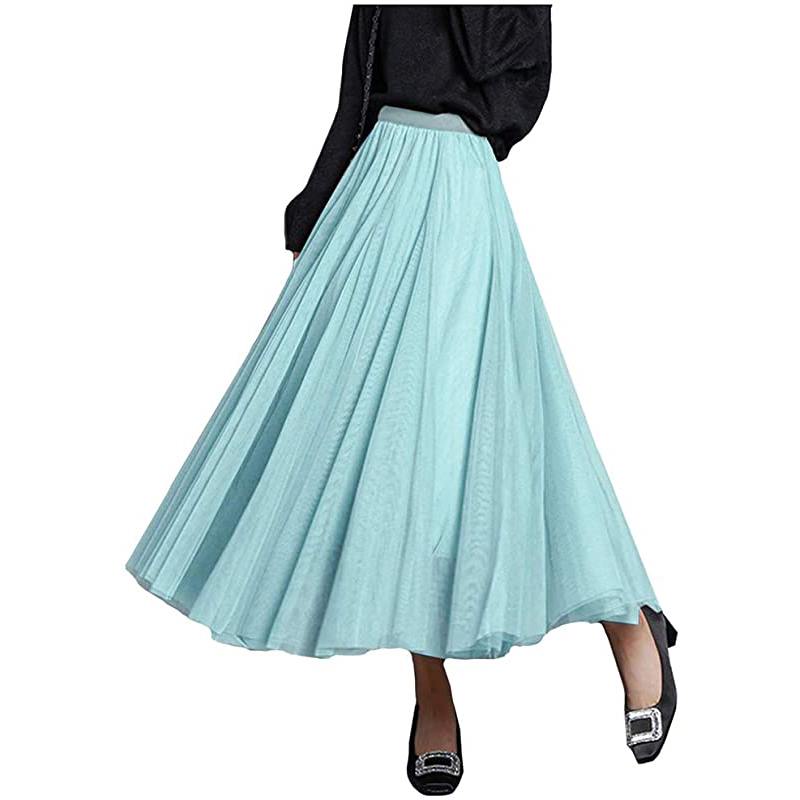 Gonna lunga in tulle da donna