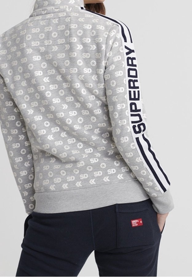 Sweat-shirt zippé Superdry & Co - gris