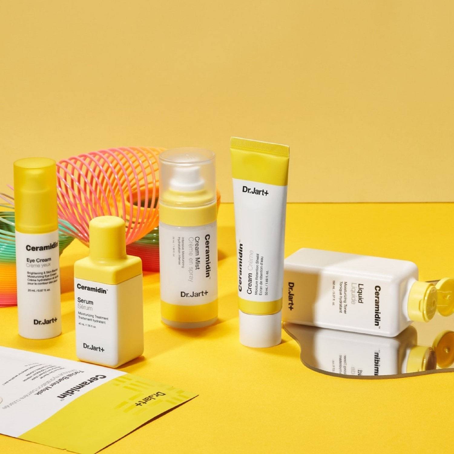 Dr. Jart+ lakštinė veido kaukė „Ceramidin™“ drėkinamoji odos apsauginė kaukė – 18 g