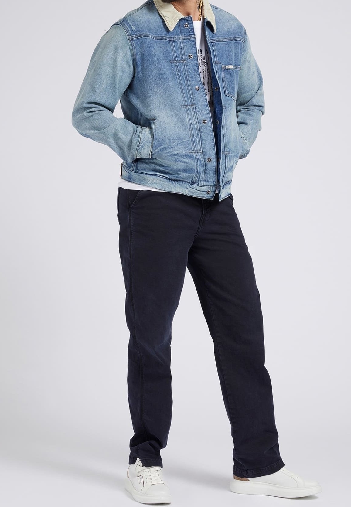 Guess Denimjakke - blå