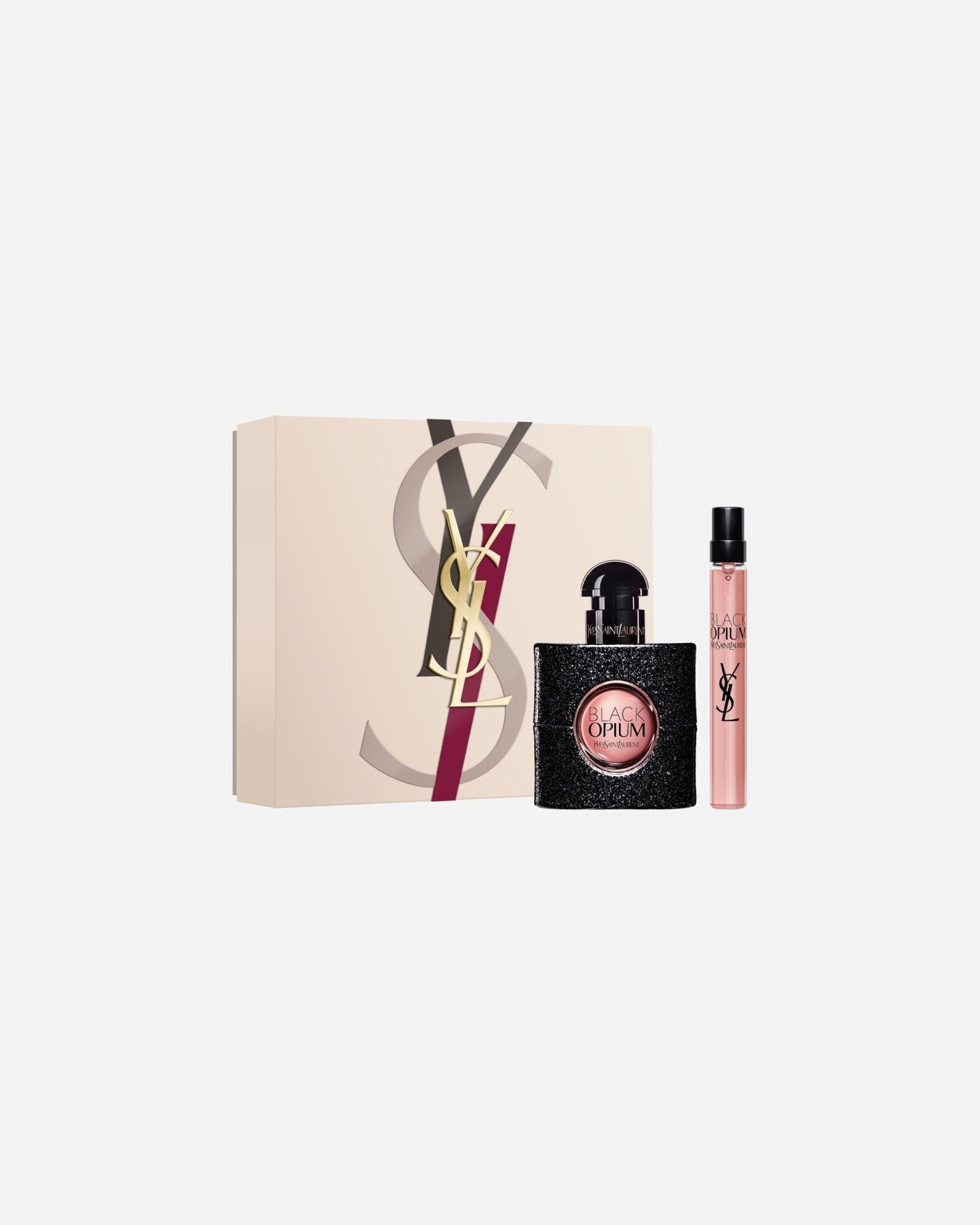 Yves Saint Laurent Fragrance Set Black Opium Eau de Parfum 30 ml + 10 ml Travel Spray - 1 kus